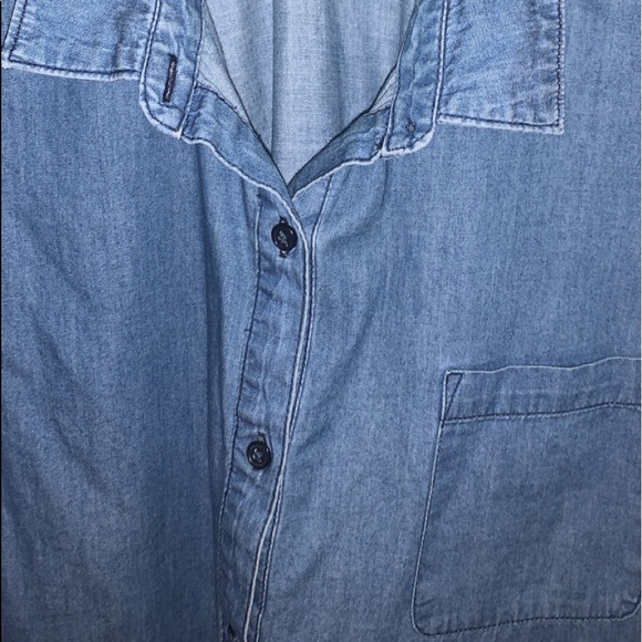 Denim quarter button up - Picture 5 of 6